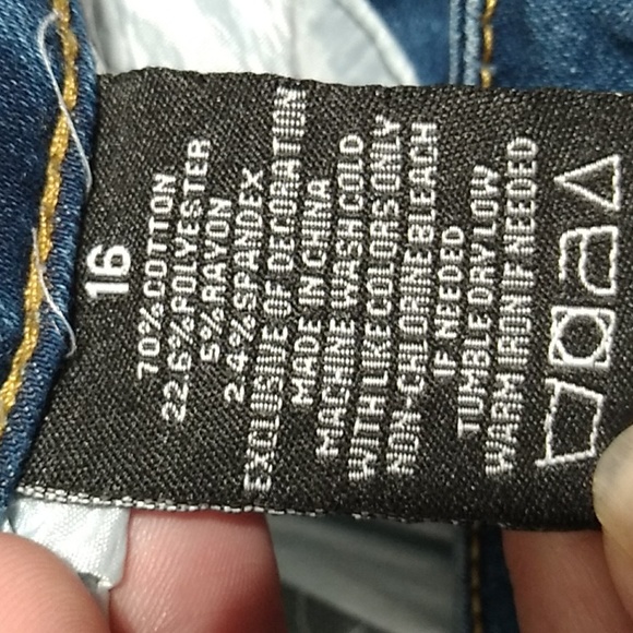 Celebrity Ace Girls Jeans Sz.16 Great Used Condition - Picture 10 of 12